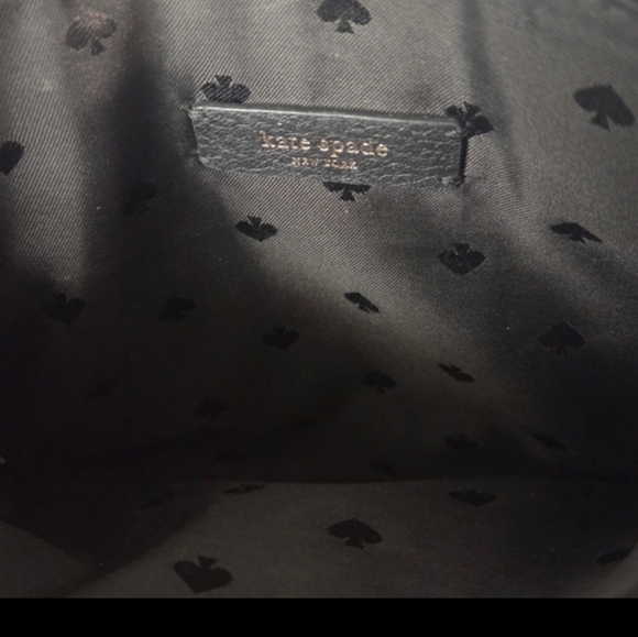 Kate Spade Black Leather Crossbody Bag EUC - Picture 5 of 7